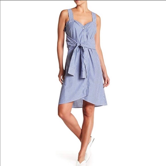 10 Crosby Derek Lam Dresses & Skirts - 10 Crosby Derek Lam Tie-Waist Shirtdress NWT